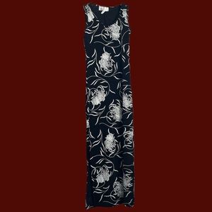 Floral print maxi dress